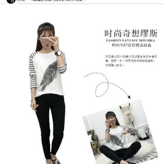 💋 FREESHIP 👉 Áo thun nữ dài tay kiểu dáng Hàn Quốc