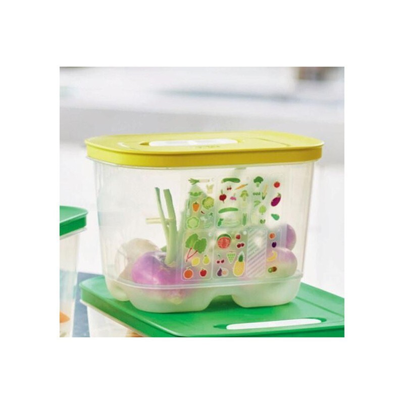 Hộp Ventsmart Tupperware dung tích 1.8L trữ rau củ trái cây có nút hô hấp giữ tươi lâu hơn
