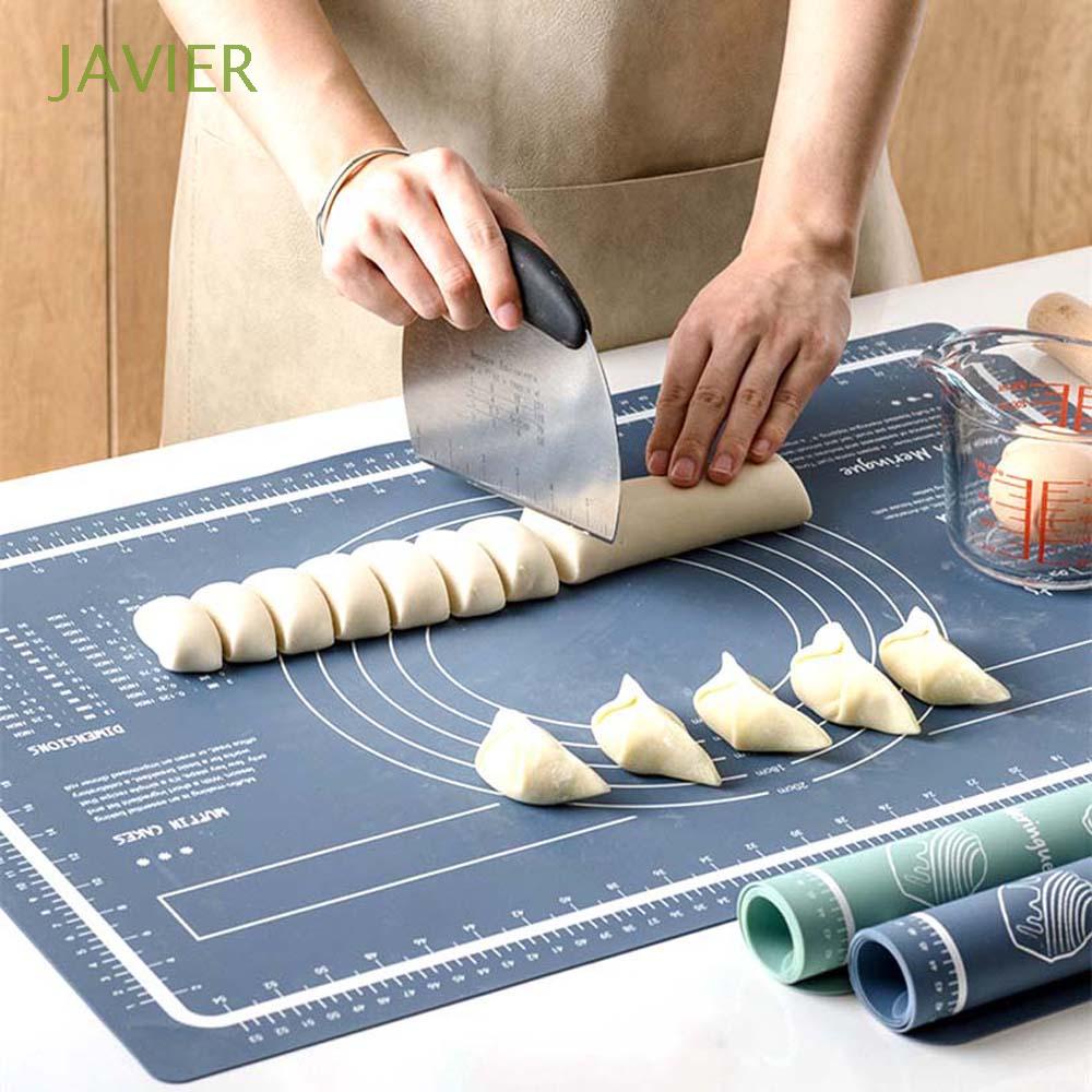 Thảm Nhào Bột Làm Bánh Bằng Silicon Dày Chống Dính Nhiều Màu Kích Thước 65x45cm