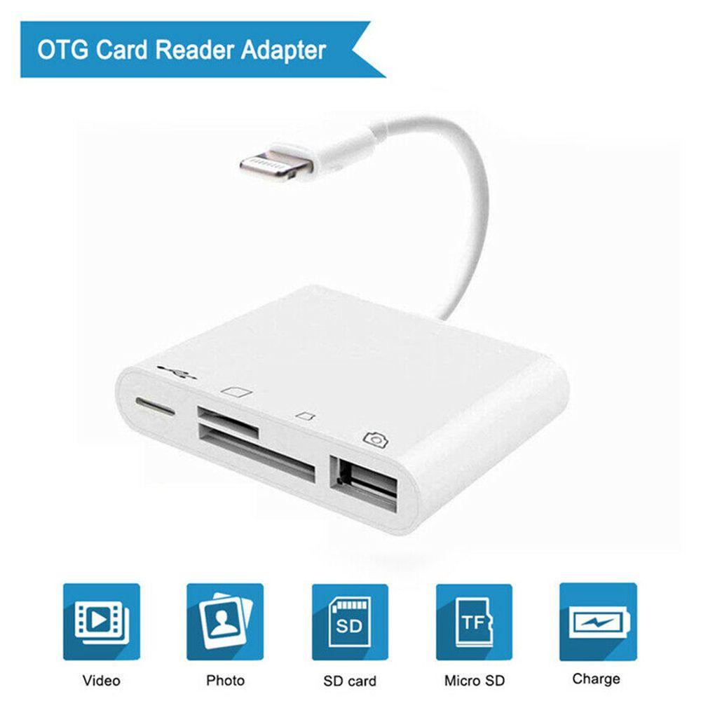 Đầu Chuyển Đổi OTG IOS Light-ning Sang SD TF USB Cho iPhone X XS MAX XR 6 7 8 iPad