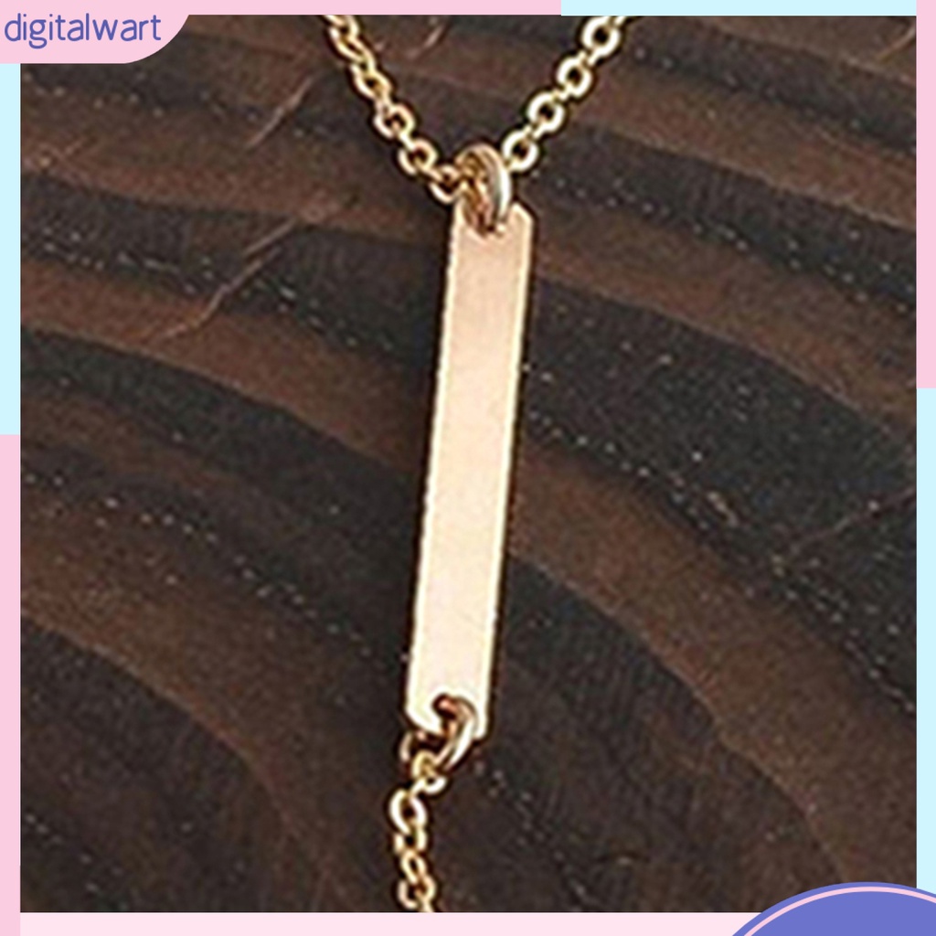Dây chuyền kim loại thiết kế thanh lịch đơn giản nhỏ xinh dành cho nữ