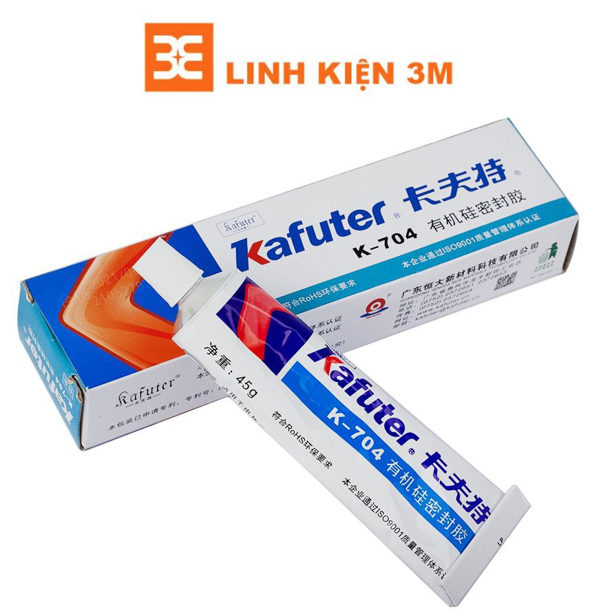 Keo Tản Nhiệt Dán dính Kafuter K-704 Màu Trắng