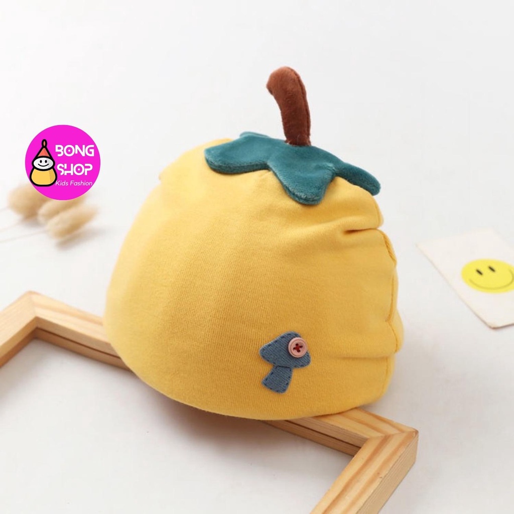 Mũ Len cao cấp hình quả táo cho bé sơ sinh 0t - 12 tháng