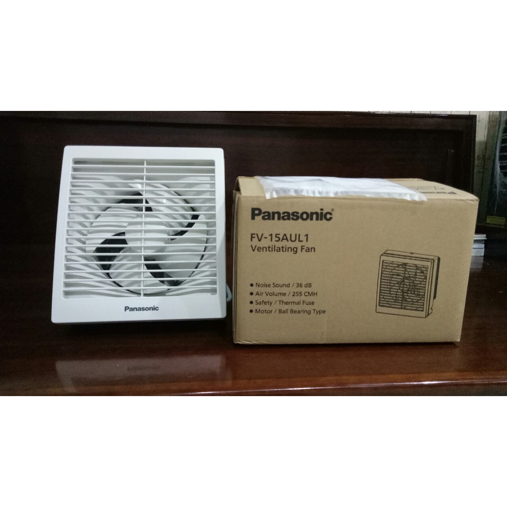 Quạt hút gắn tường 1 chiều có màn che Panasonic FV-15AUL1