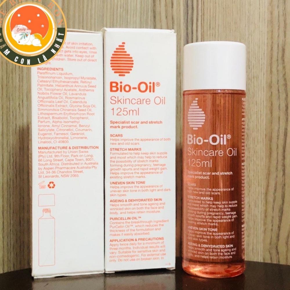 Dầu dưỡng bôi rạn da Bio Oil, Nam Phi (60ml và 125ml) giảm rạn da và giúp mờ sẹo cho mẹ bầu, mẹ sau sinh - mẹ bean bon