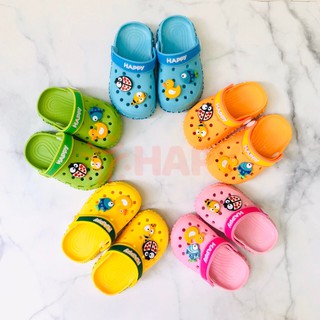 Dép sục trẻ em happy sticker siêu yêu - ds237