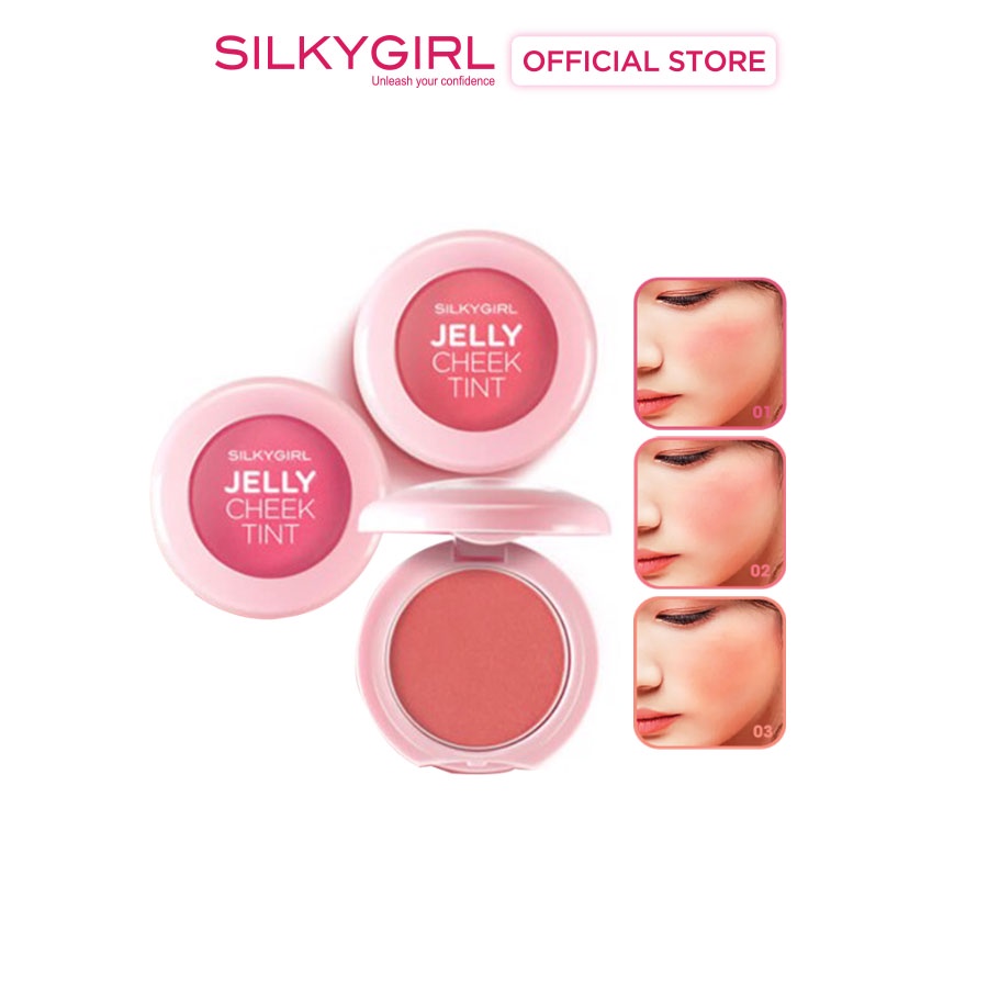 [Mã FMCGMALL giảm 8% đơn từ 250K] Má Hồng Dạng Thạch Mềm Mịn Lâu Trôi Silkygirl Jelly Cheek Tint 3g