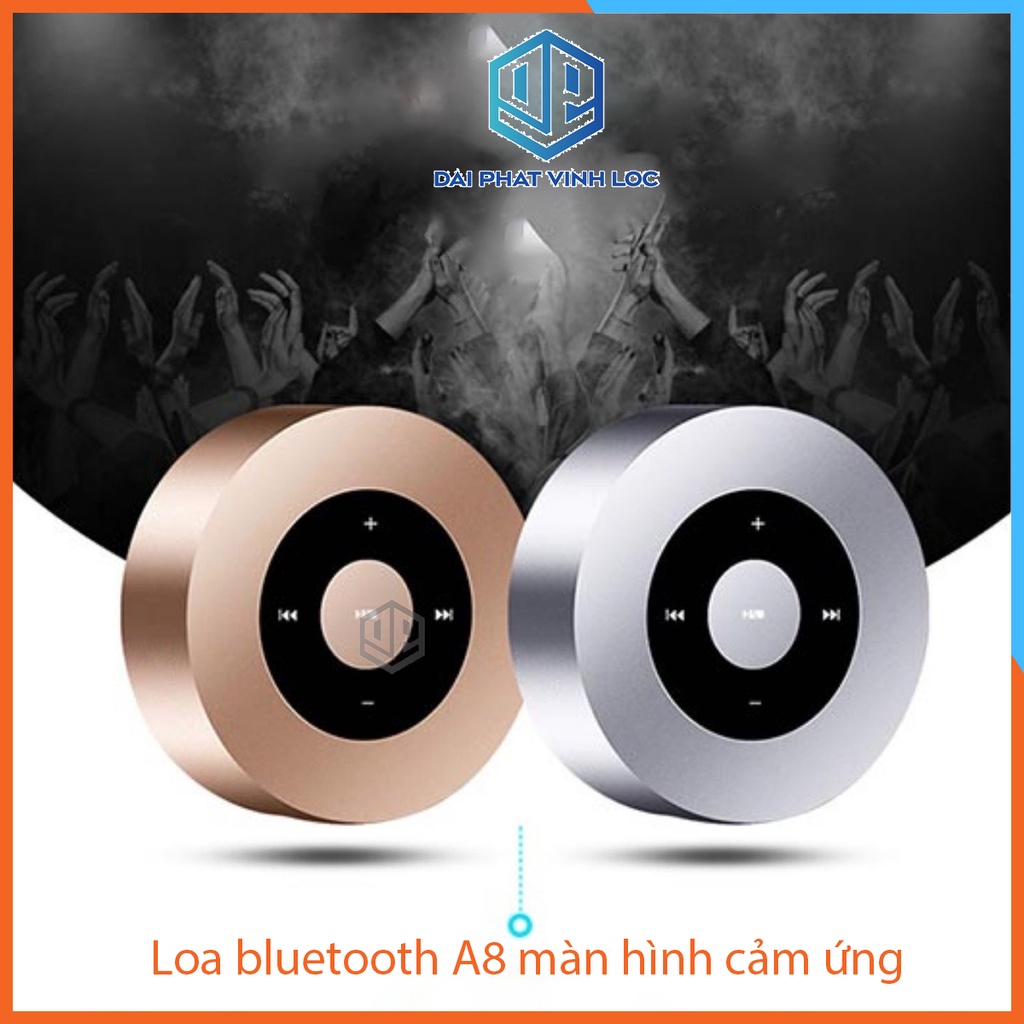 Loa máy tính Bluetooth mini dễ thương A8 cao cấp nhỏ gọn  cảm ứng nghe nhạc karaoke thẻ nhớ không dây Đại Phát