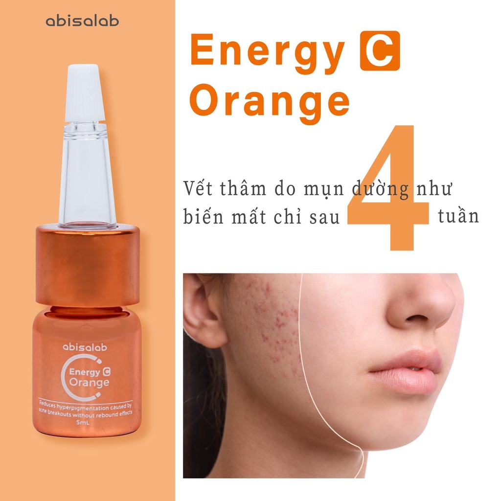 Tinh chất dành cho da mụn Abisalab Energy C Orange 5ml