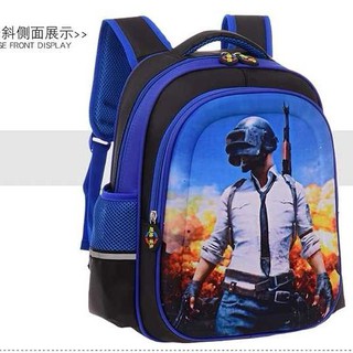 ■♝☽PlayerUnknown s Battlegrounds Túi xách đi học cho nam sinh Balo lớp 1-2-3-4-6 giảm gánh nặng Cặp Phiên bản Hàn