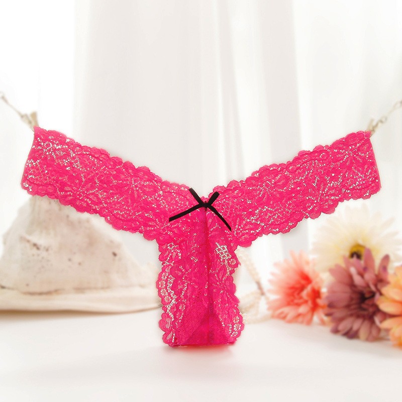 Quần lót lọt khe phối ren xuyên thấu quyến rũ 2106
