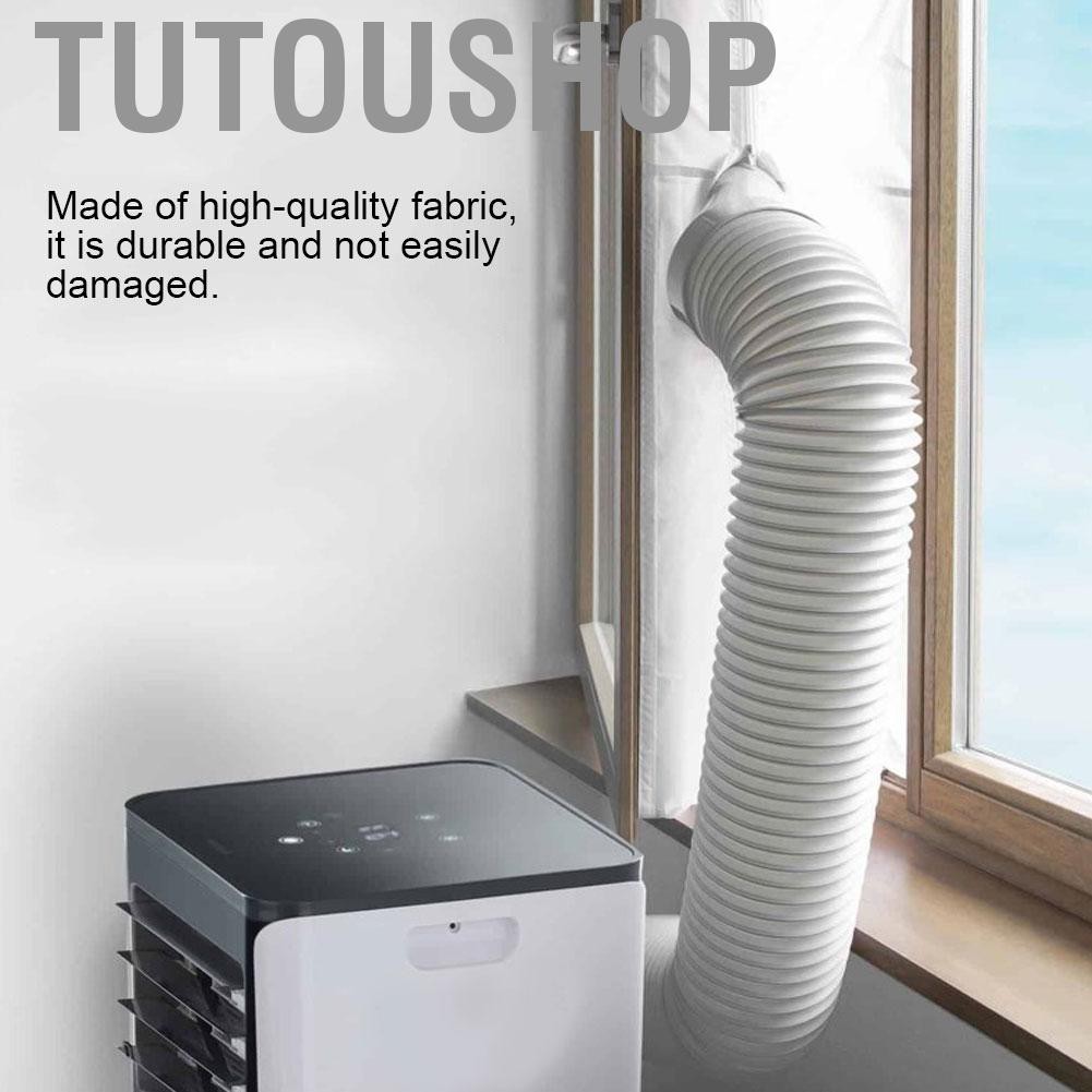 Vải mềm chặn khí nhỏ gọn Tutoushop dùng dán đáy cửa sổ với thiết kế dây kéo tiện lợi