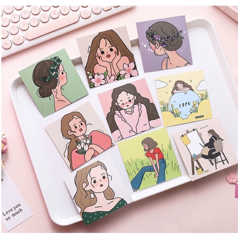 Card ảnh trang trí balo | decor dán tường cute xinh xinh 🧸 HÀNG CÓ SẴN