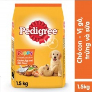 Thức ăn hạt cho Chó con vị Gà,Trứng và Sữa Pedigree 1.5kg
