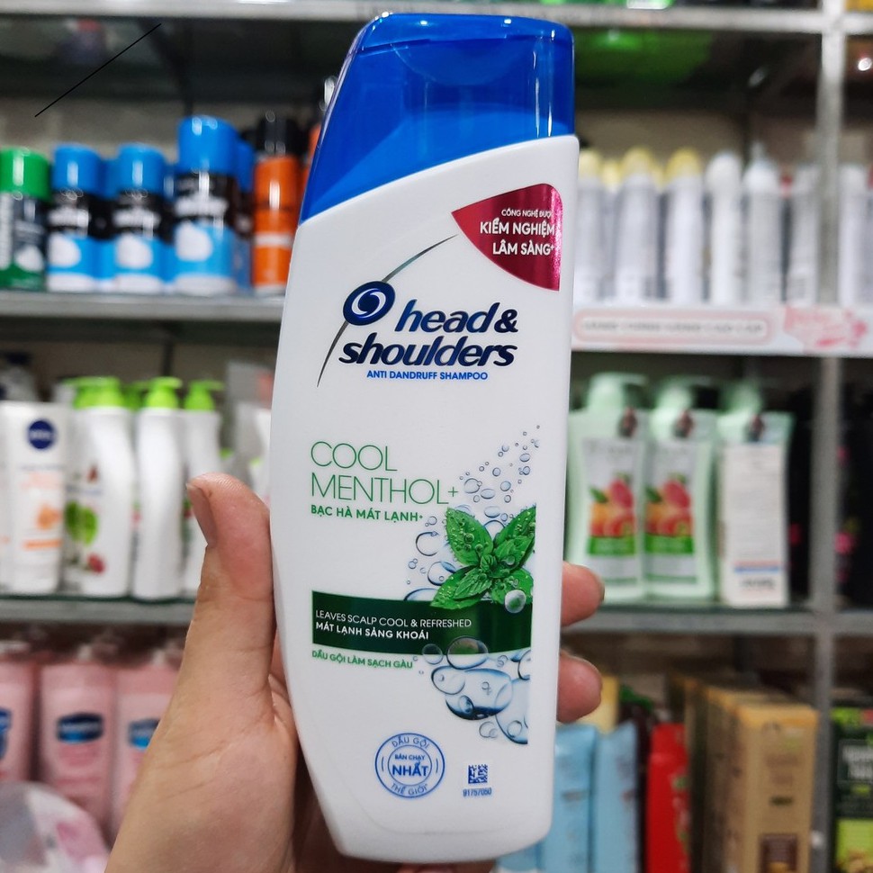 Dầu gội sạch gàu bạc hà Head and Shoulders 170ml