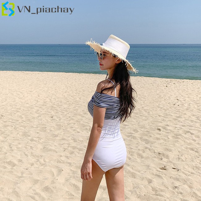 Đồ Bơi Nữ Một Mảnh Kẻ Sọc Thời Trang | BigBuy360 - bigbuy360.vn