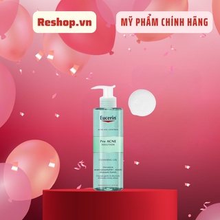 Gel rửa mặt Eucerin Pro Acne Solution loại bỏ nhờn và ngừa mụn 200ml