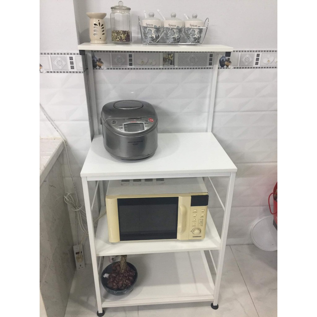 Kệ lò vi sóng, lò nướng Khung sắt Gỗ MDF YL173-1 120x40x60 cm | BigBuy360 - bigbuy360.vn