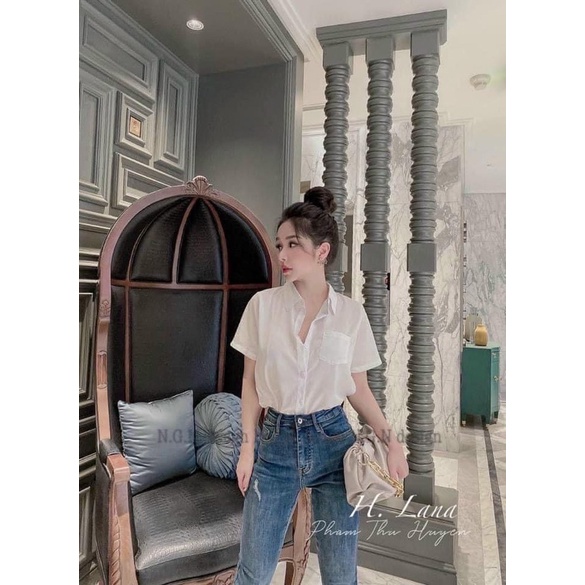 SƠ MI GU CỘC TAY TÚI TRƯỚC | BigBuy360 - bigbuy360.vn