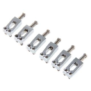 6 Pcs Electric Guitar Tremolo Bridge Saddle