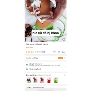 Giày sandal chiến binh cho bé