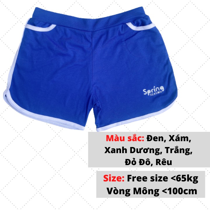 Quần short nữ bigsize lưng thun dáng ngắn ôm đùi mặc nhà cá tính lilyka QS05