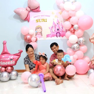 Set Trang Trí Tiệc Sinh Nhật Công Chúa, SOFIA, ELSA