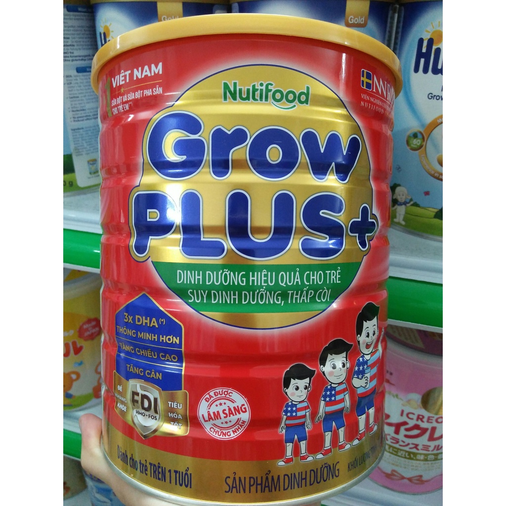 Sữa Grow Plus+ Đỏ FDI 1,5kg của Nutifood (1 tuổi trở lên)
