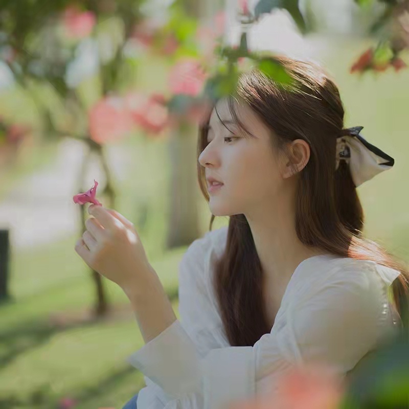 Dây cột tóc nơ trắng đen bản to TÍM STORE phụ kiện thời trang phong cách hàn quốc