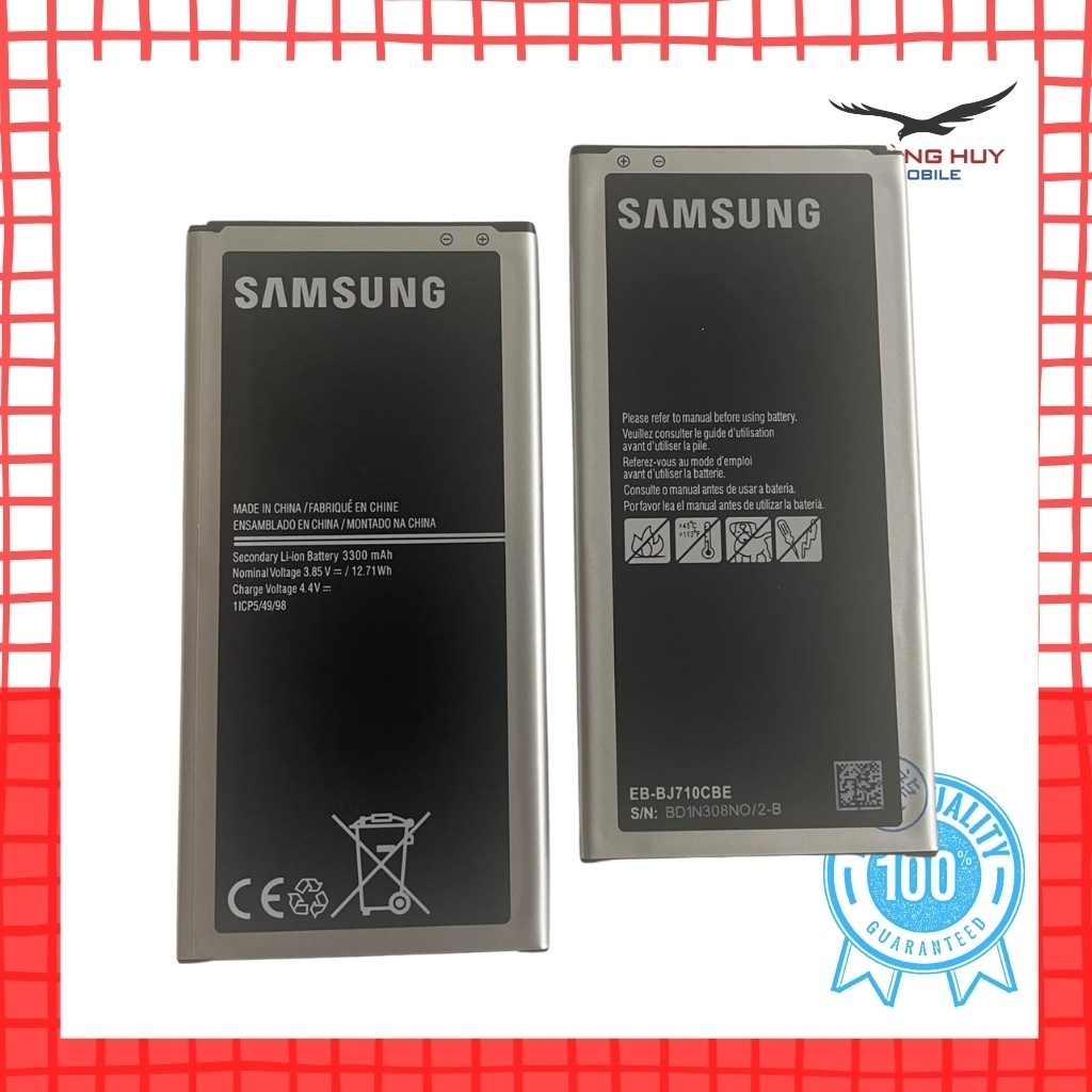 Pin Samsung J710,J7  Dung Lượng 3300mAh Hàng Zin Nhập Khẩu Bảo Hành 6 Tháng 1 Đổi 1