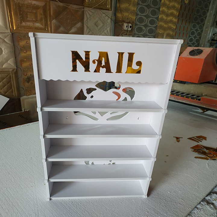 Kệ để đồ nail, nước sơn nail treo tường