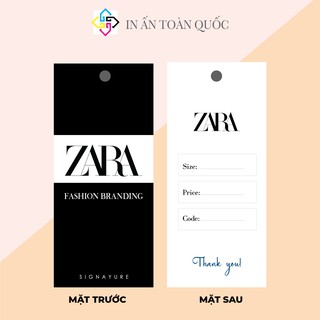 🌸 NHÃN MÁC TAG QUẦN ÁO giúp nâng cao thương hiệu quần áo - Giấy bìa cứng sang trọng 100 cái mẫu 12