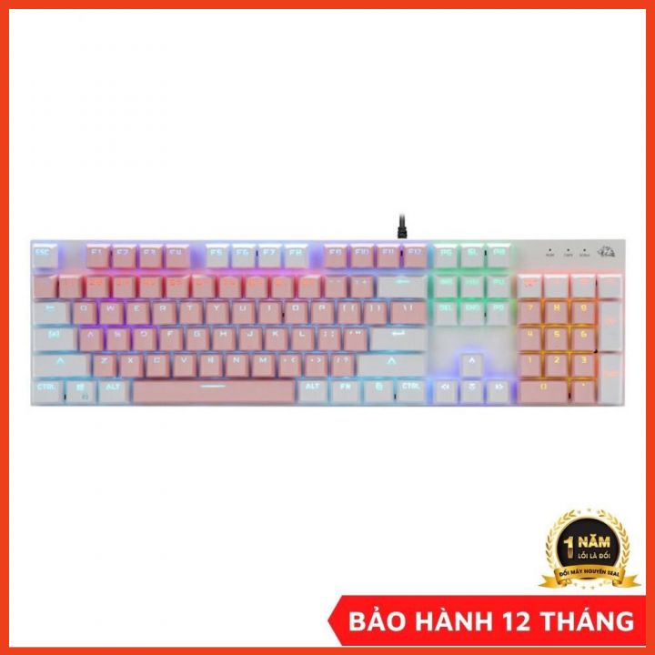 Bàn Phím Cơ Red Switch Máy Tính Có Dây K1 LED RGB Nhiều Chế Độ Chơi Game Cực Đã