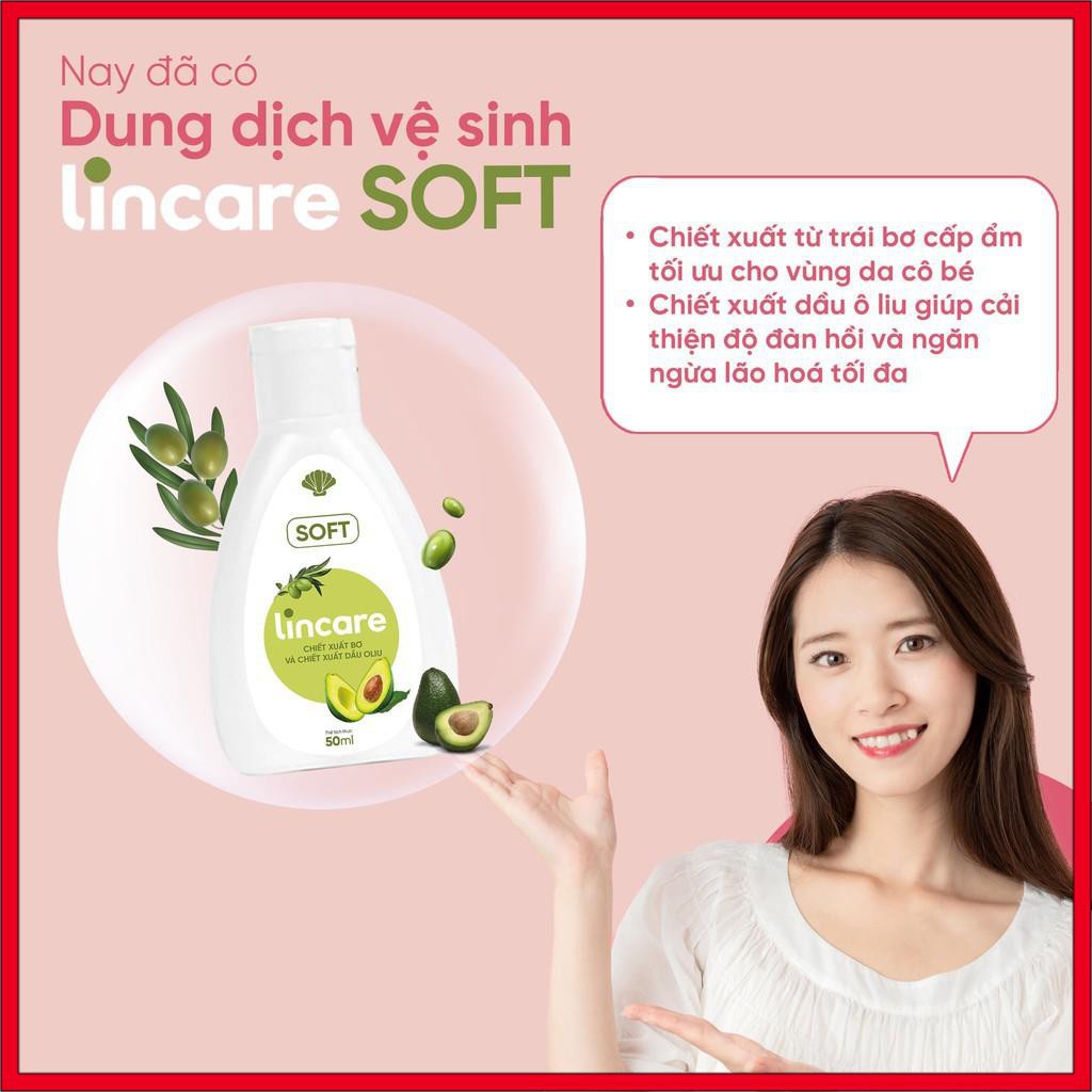 Dung Dịch Vệ Sinh Phụ Nữ Lincare[Free ship], Dung dịch vệ sinh phụ nữ an toàn, 50ml