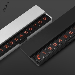Car Parking Card Phone Number Plate Stickers Night Light Temporary Car Park Stop Plate Automobile Accessories