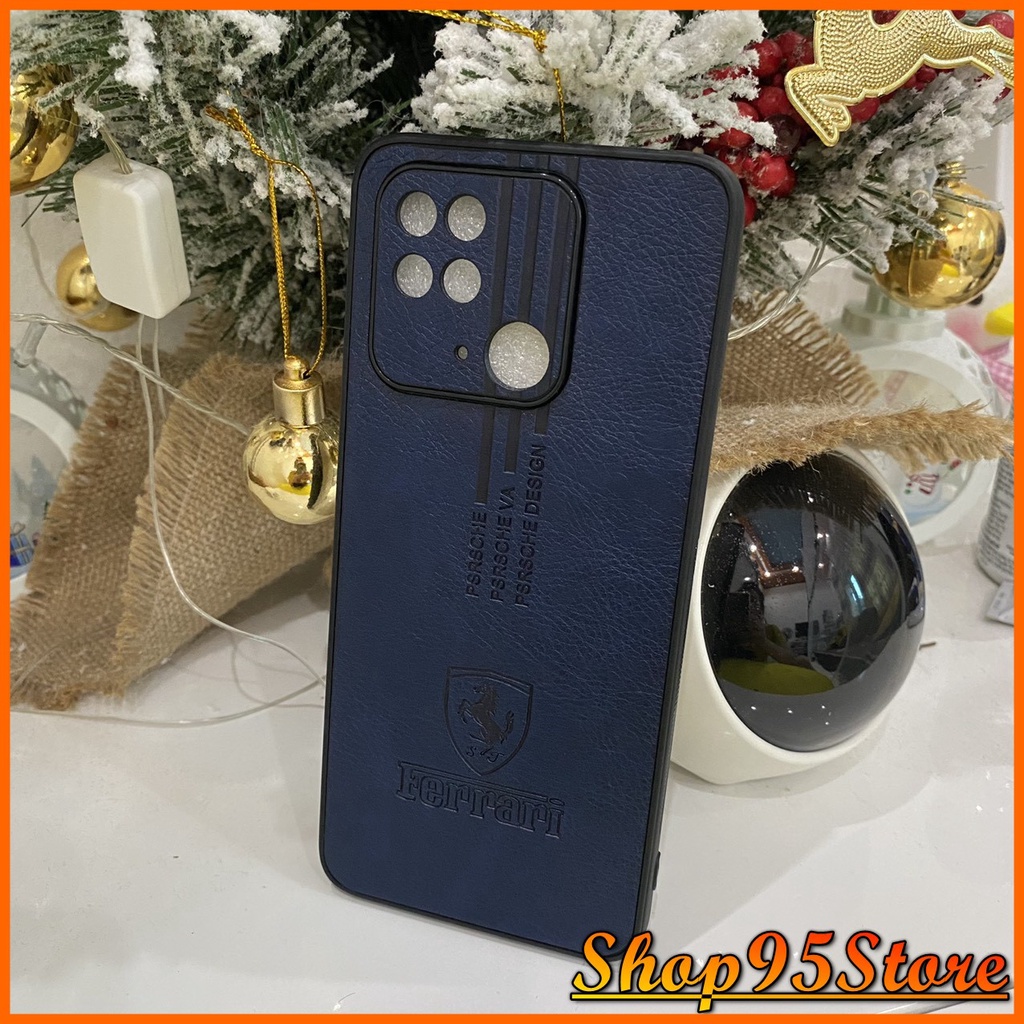 Ốp lưng da Ferari Xiaomi Redmi 10C Mi 11T Redmi 10 K40 gaming Redmi 9Tk40 pro Mi 11 Note 10 Note 10 pro