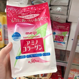 Collagen Meiji Amino dạng bột Nhật Bản