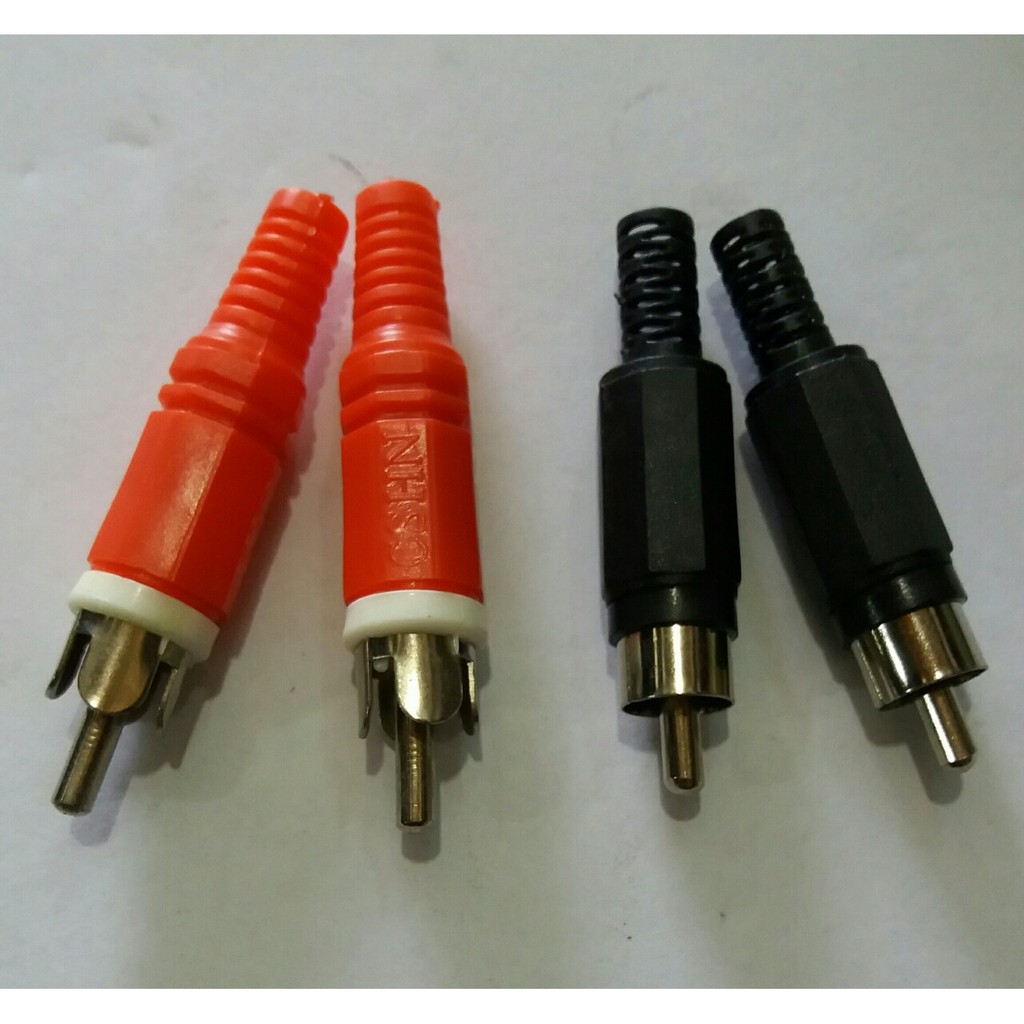Đầu jack hoa sen hàn dây - AV - 2 Cặp 4 Cái