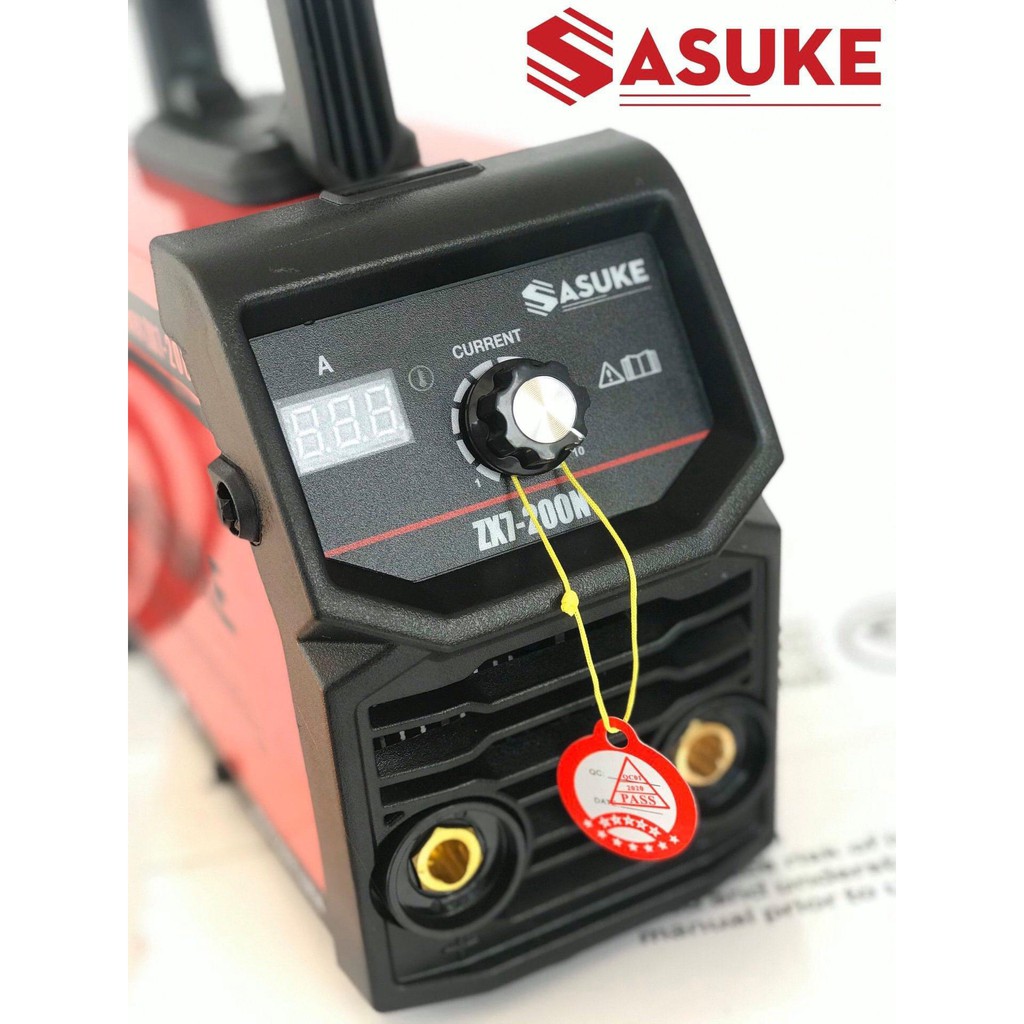 Máy hàn điện tử MINI Sasuke ZX7 200N Công Nghệ Nhật Bản - Có đồng hồ hiển thị dòng hàn