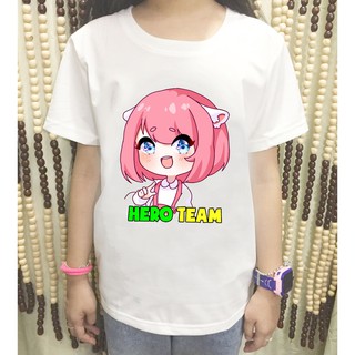 Áo hero team nam nữ cho các bé