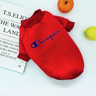 Trang phục Champion  cho thú cưng, chó mèo siêu rẻ cực ngầu