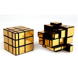 Rubik Mirror 3x3 biến thể Shengshou gương vàng bạc