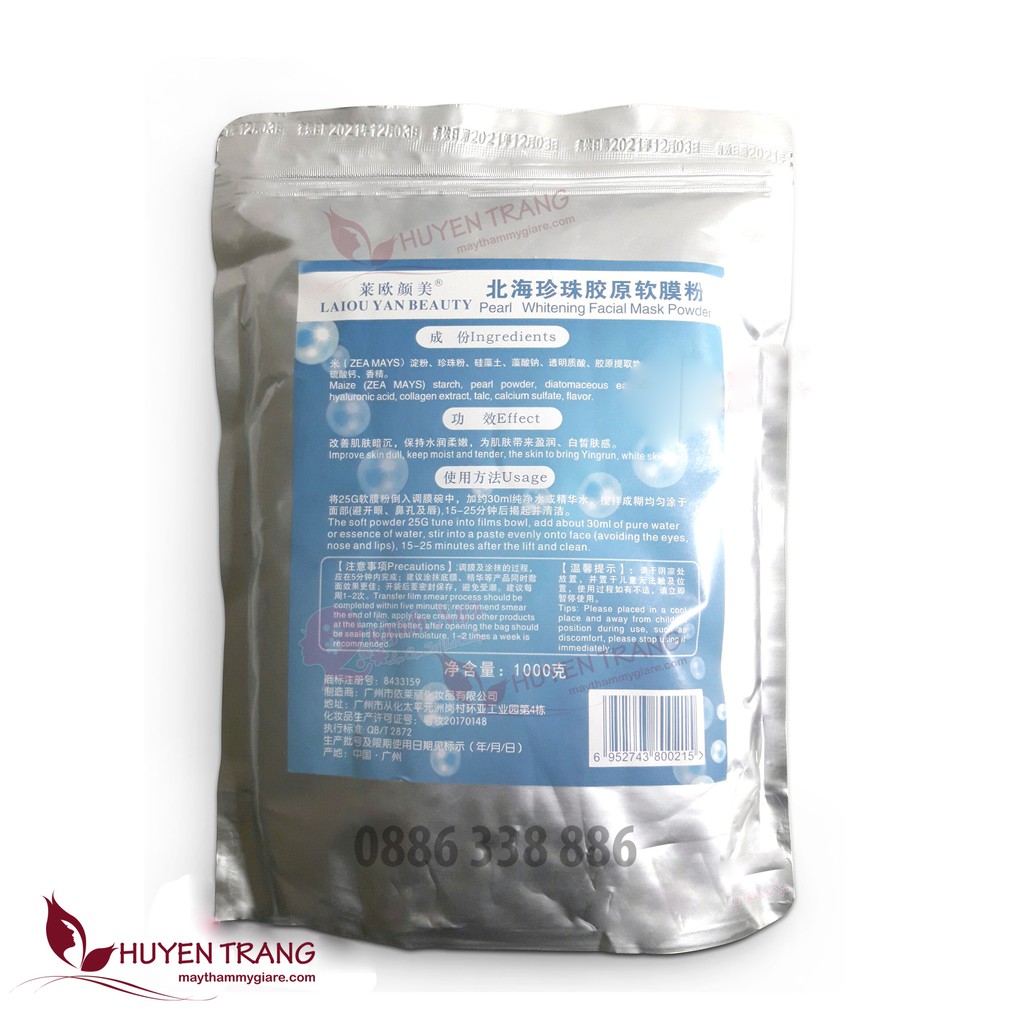 Mặt Nạ Ngọc Trai Trắng Da, Dưỡng Ẩm, Chống Lão Hóa - Thẩm Mỹ Huyền Trang NANOCEE