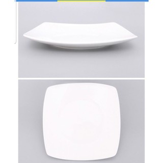 Dĩa sứ trắng 18cm minh châu