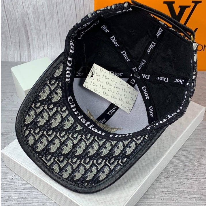 [Mã FAMARAL1 giảm 10K đơn 50K] Mũ lưỡi trai ❤️ Nón kết chất vải kaki dày thêu chữ DIOR cao cấp