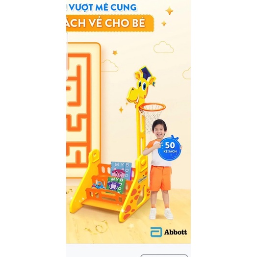 Bóng rổ đa năng cho bé hkm grow