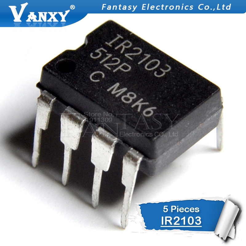 Set 5 Linh Kiện Chip Điện Tử Ir2103Pbf Dip8 Ir2103 Dip Dip-8