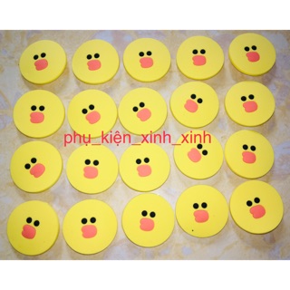 Jibbitz gắn dép crocs loại to 5cm hình vịt vàng cute