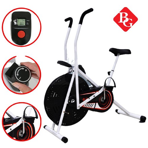 BG Xe đạp tập thể dục Air bike 8702 BLACK