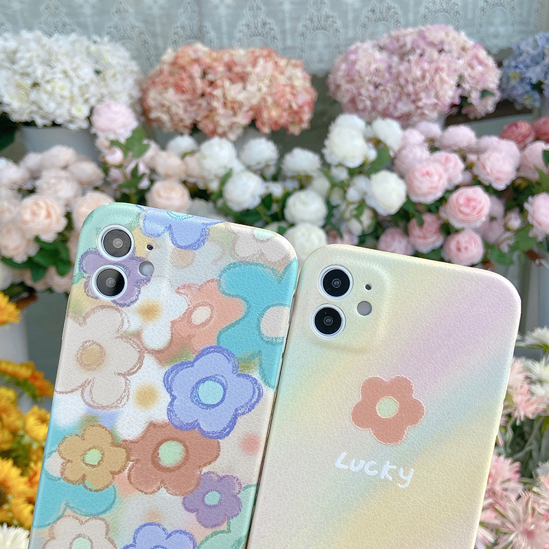 Ốp Điện Thoại Da Cừu Họa Tiết Hoa Xinh Bắt Mắt Cho Iphone 12 Pro Max Mini Iphone Se2020 11pro Max Ix Xr Xs Max 7 8 Plus | BigBuy360 - bigbuy360.vn